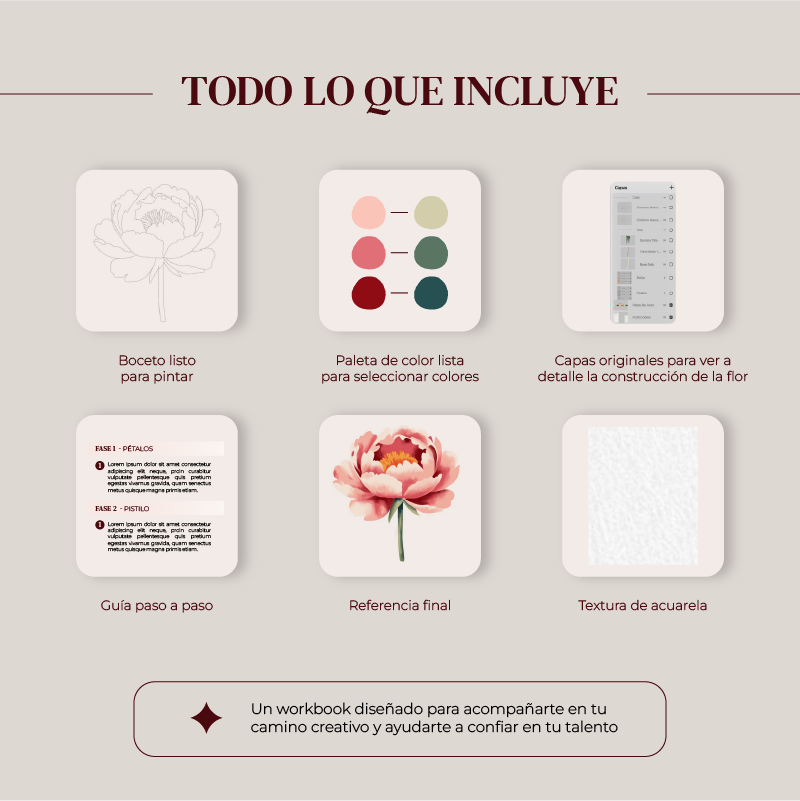 Workbook Procreate - Peonia - Image 2