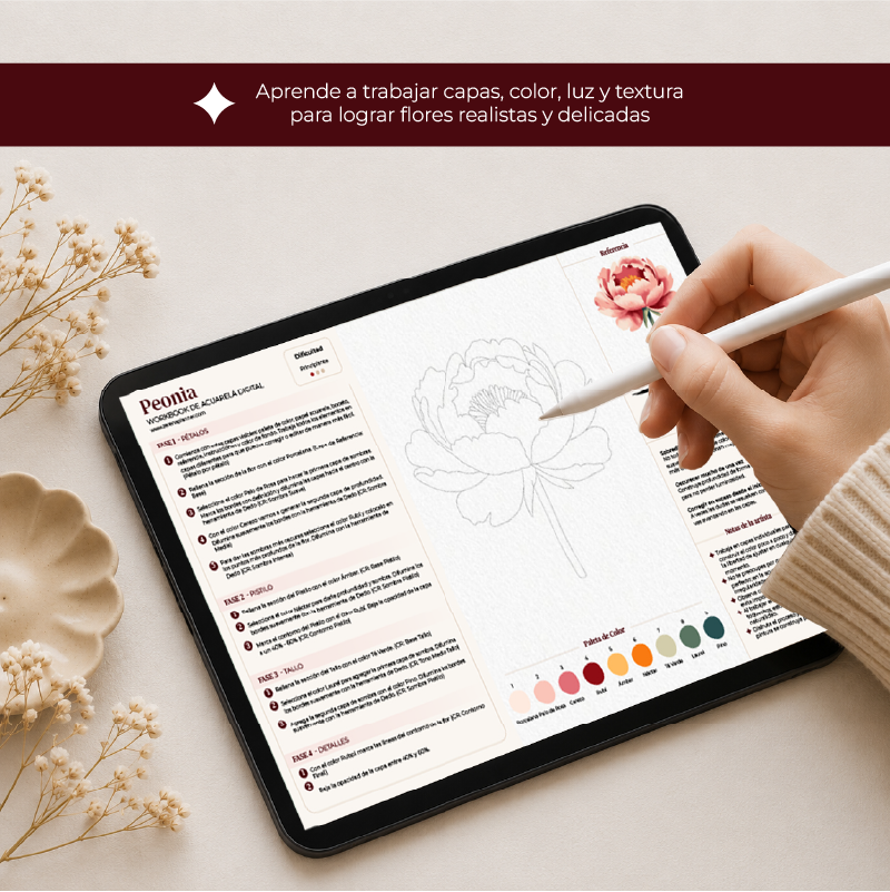 Workbook Procreate - Peonia - Image 4