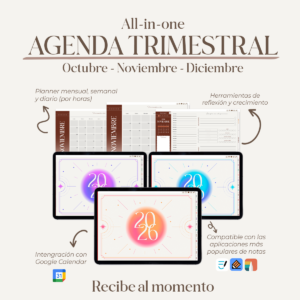 Agenda Digital Interactiva - Trimestral